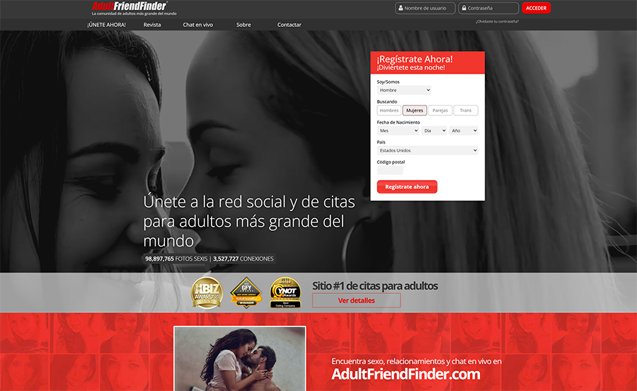 AdultFriendFinder opiniones y membresía Gold