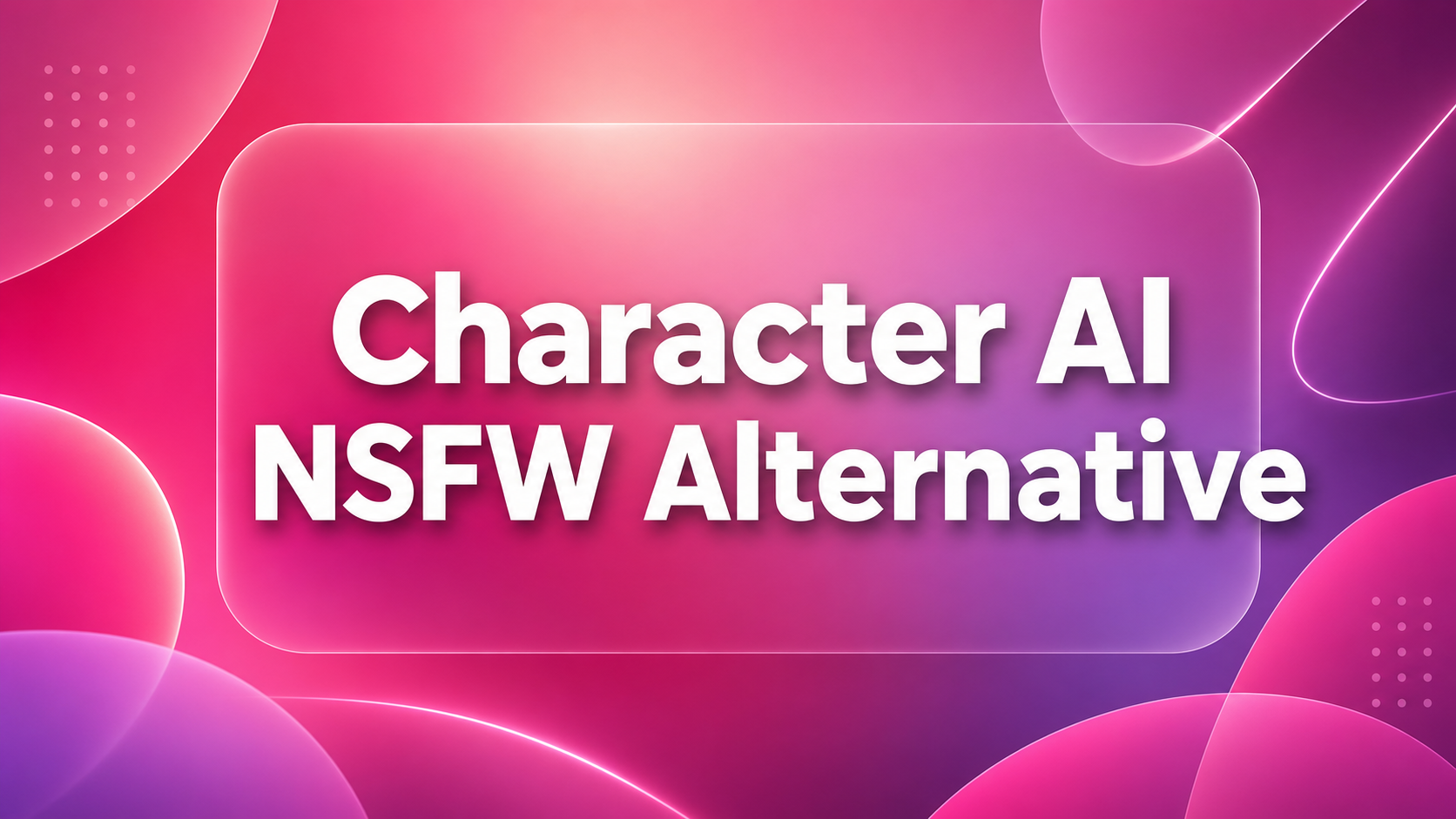 Character AI NSFW Alternative