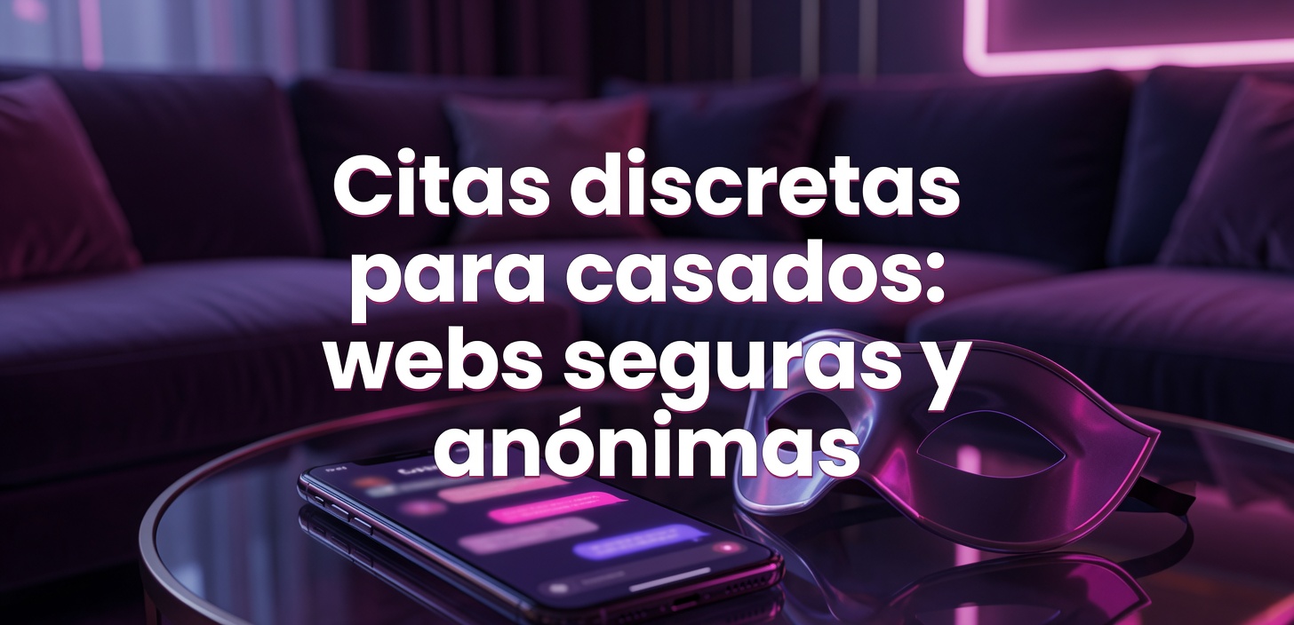 Citas discretas para casados: webs seguras y an&oacute;nimas 2026
