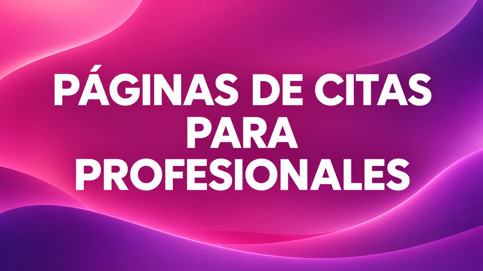 Páginas de citas para profesionales
