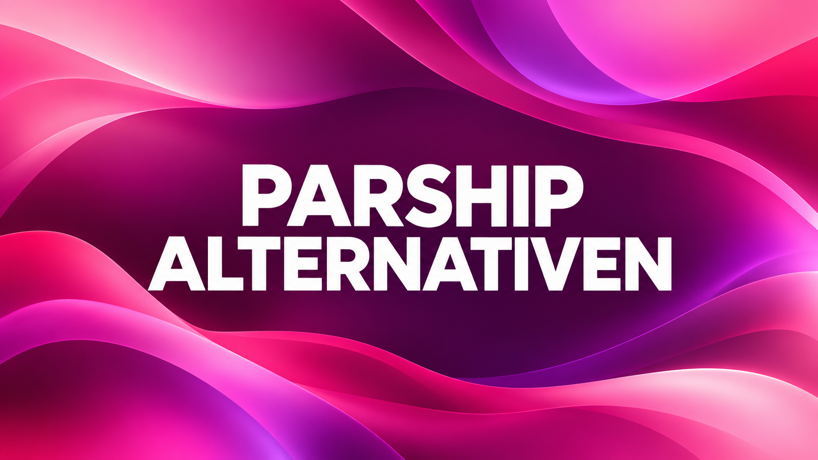 Parship Alternativen, weißer Titel auf rosa-violettem Verlauf